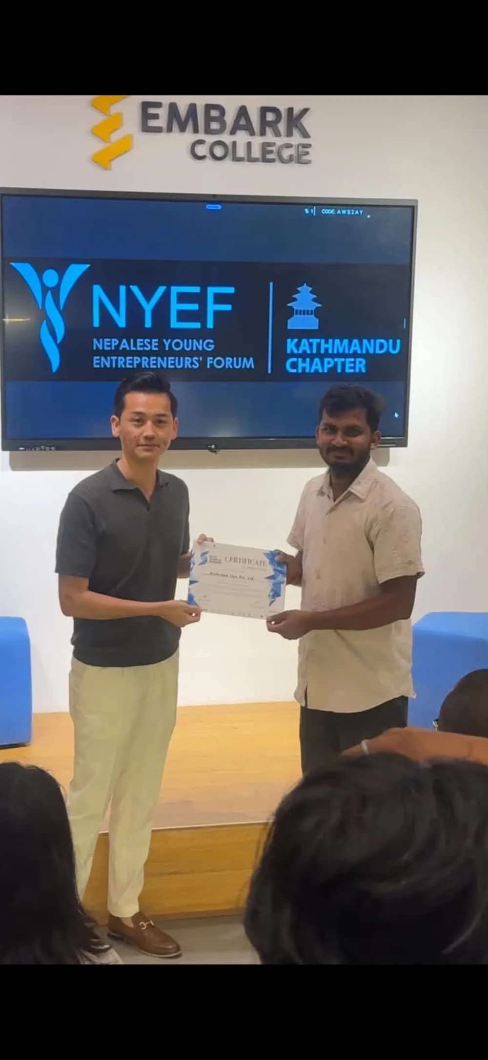 Top 20 — NYEF Startup Awards 2026 — photo 1