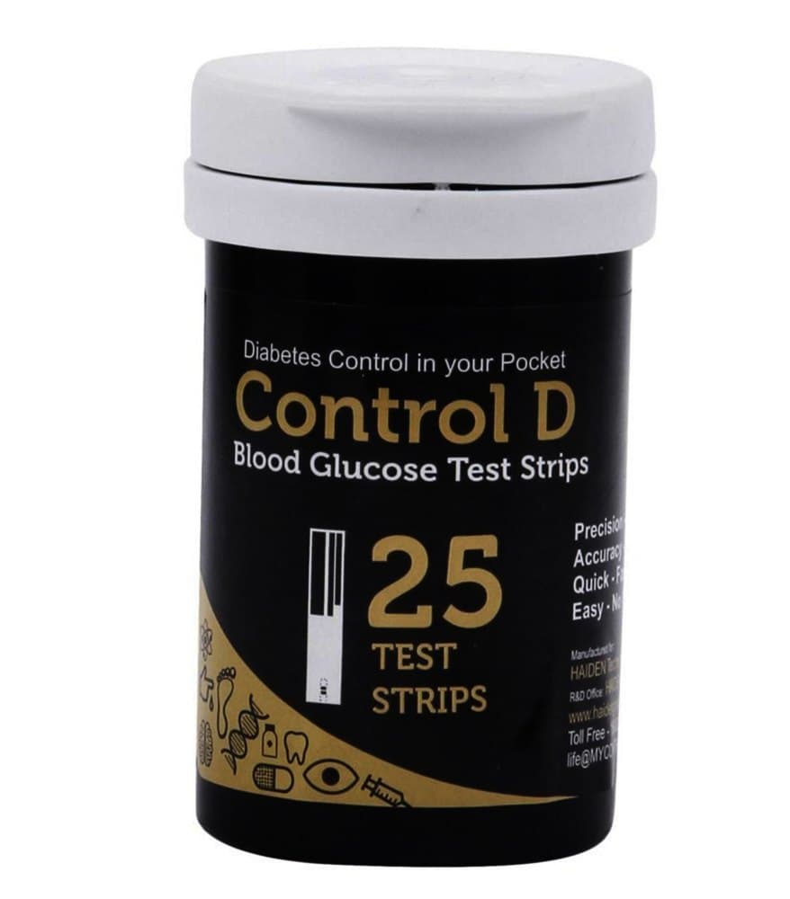 Haiden control D 25 test strips