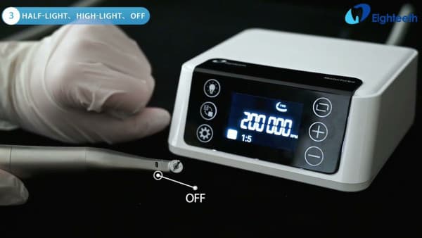 Electric motorturbo & handpiece E-asp1