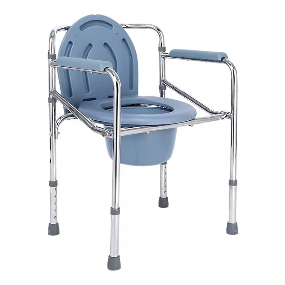 Commode chair for toilet adult