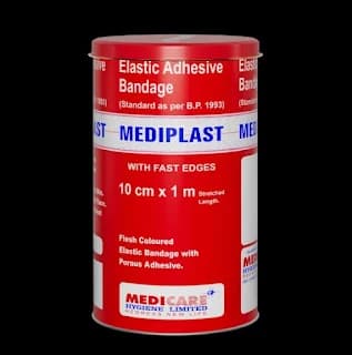 Medicare Skin Elastic Adhesive Bandages, for Major Injury Dressing , for Hospital & Home Use