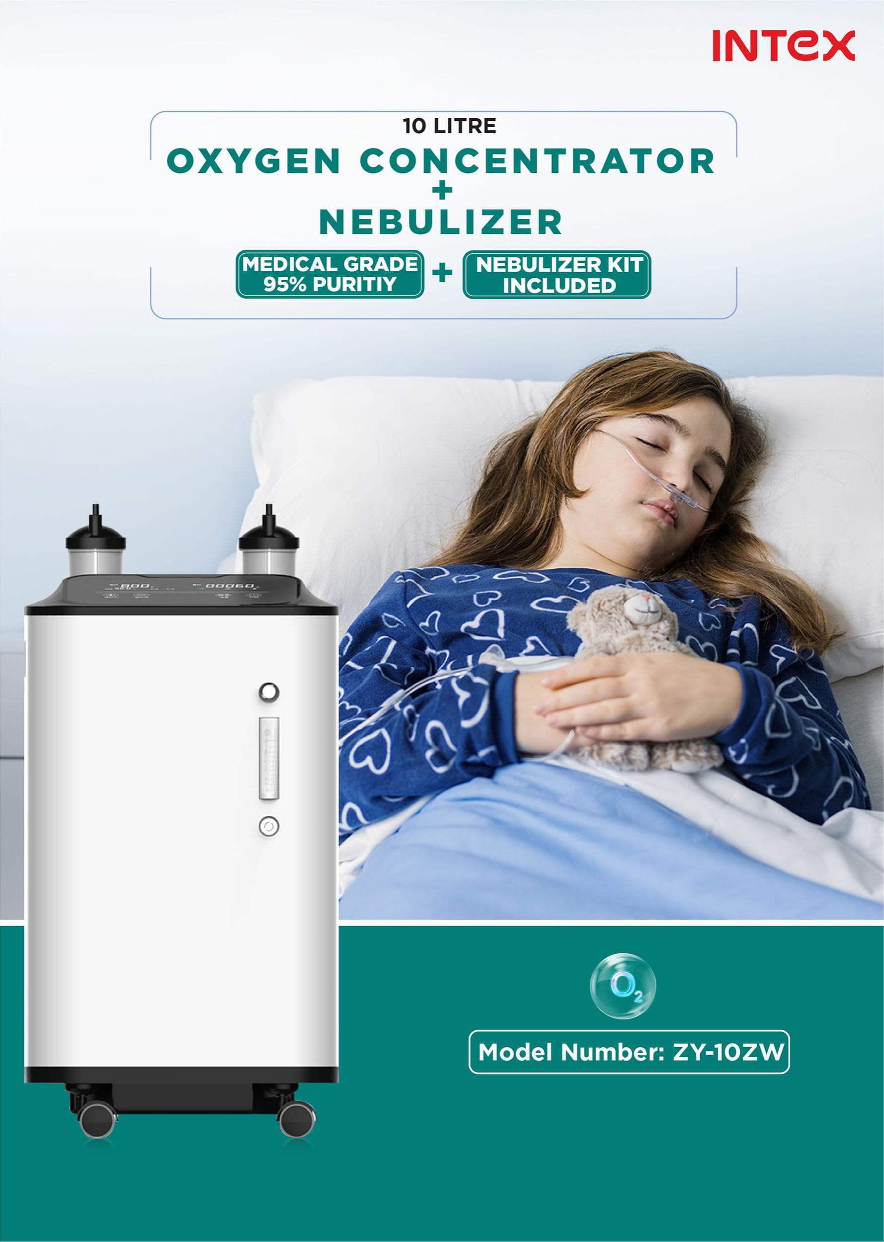 10 Litre, Oxygen Concentrator, ZY-10ZW