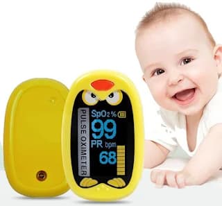Pediatric Child Pulse Oximeter Rechargeable, For Clinic, Home & Hospital